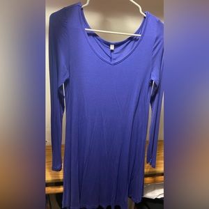 Blue/ Purple dress, unknown brand